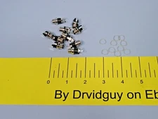 QTY 10 Switchcraft 722A Straight DC Power Jacks; Solder Lug; Panel Mount; 12VDC