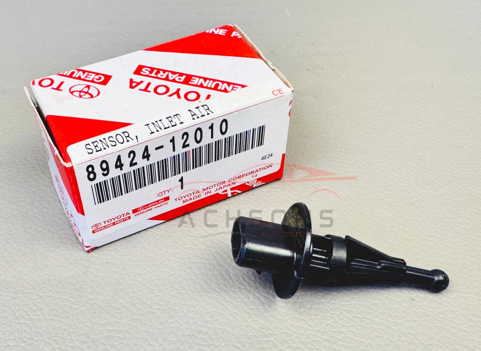 Sensor de temperatura del aire de entrada original Toyota Corolla Camry RAV4 OEM 89424-12010 Foto 2 de 4