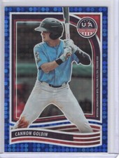 Cannon Goldin 2024 Panini Stars & Stripes BLUE Parallel 029/149 Card #186