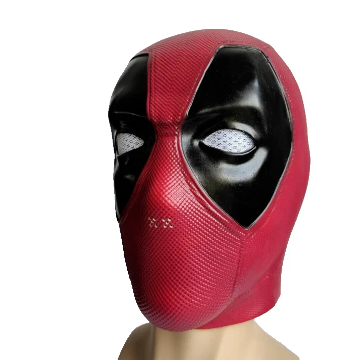 Deadpool Full Head Latex Mask Halloween Cosplay Custume Props - Image 3 of 4