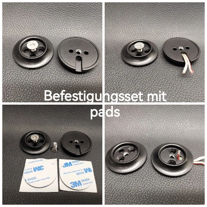 Steg SQ32, Alu Kugeln Schwarz für Hochtöner Steg SQ32 - Bild 3 von 4