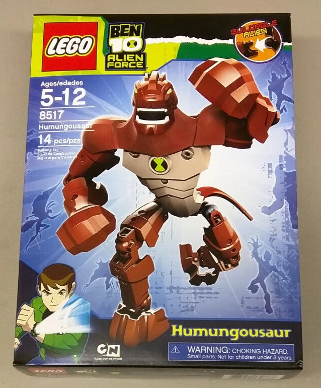 LEGO Ben 10 Alien Force 8517 Humungousaur NEW Play Figure Glow in the Dark