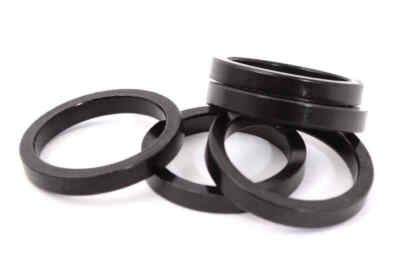 BMX Unterlegscheiben Spacer Steuersatz KHE 1 1/8 Zoll 28,6x5mm Alu 5 schwarz