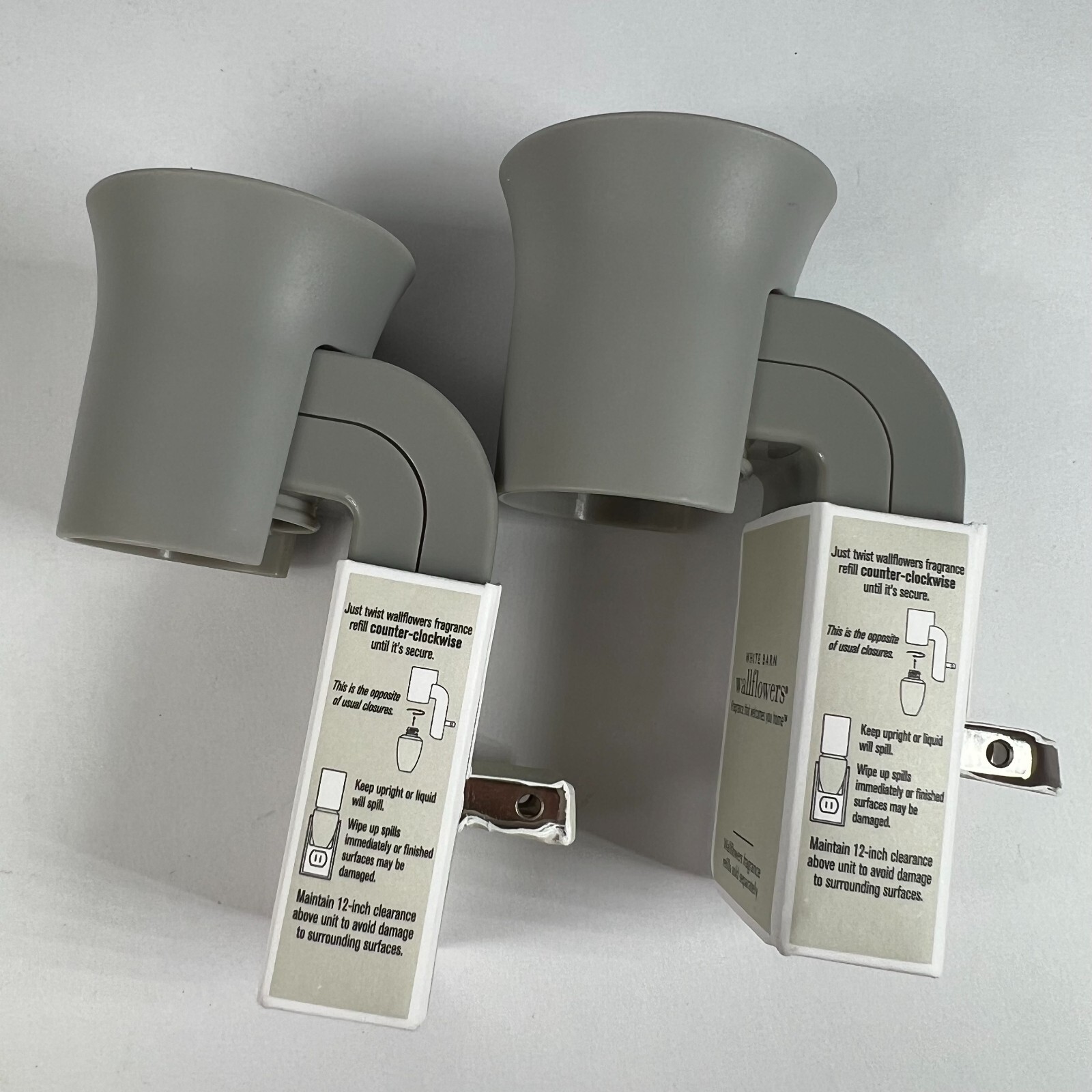 Bath & Body Works Gray Flare Wallflowers Plug-In Diffuser 2-Pack