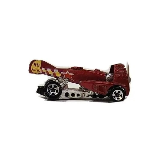 Hot Wheels Airplane K-9 - Plane - Dog Fighter, Propeller, Wheels - Vintage  1996 - Image 4 of 4