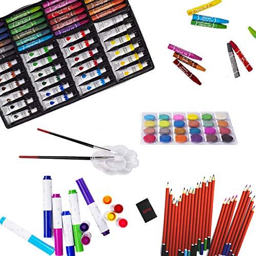 Art Supplies, 139 Pack Painting Drawing Art Kit with 2 Sketch Pads, Pink - 第 6/7 張圖片