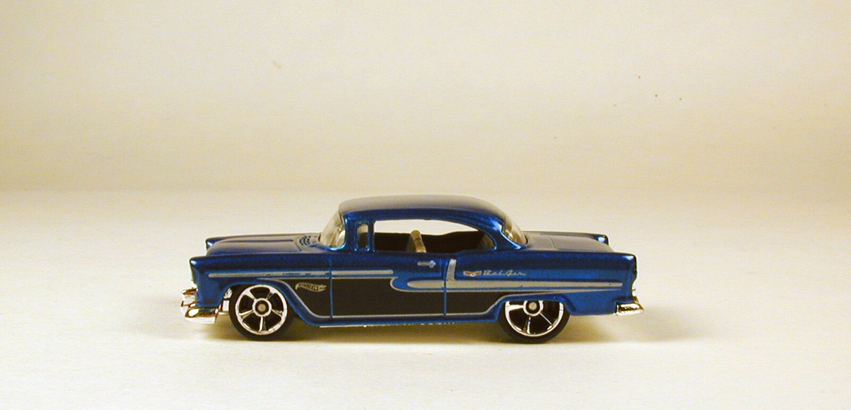 Hot Wheels 55 Chevy ミニカー Hot Wheels '55 Chevy Bel Air Blue No Package | eBay