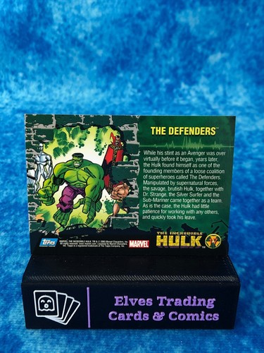 The Incredible Hulk SINGLE Non-Sport Trading card by Topps 2003 MARVEL - Picture 38 of 148