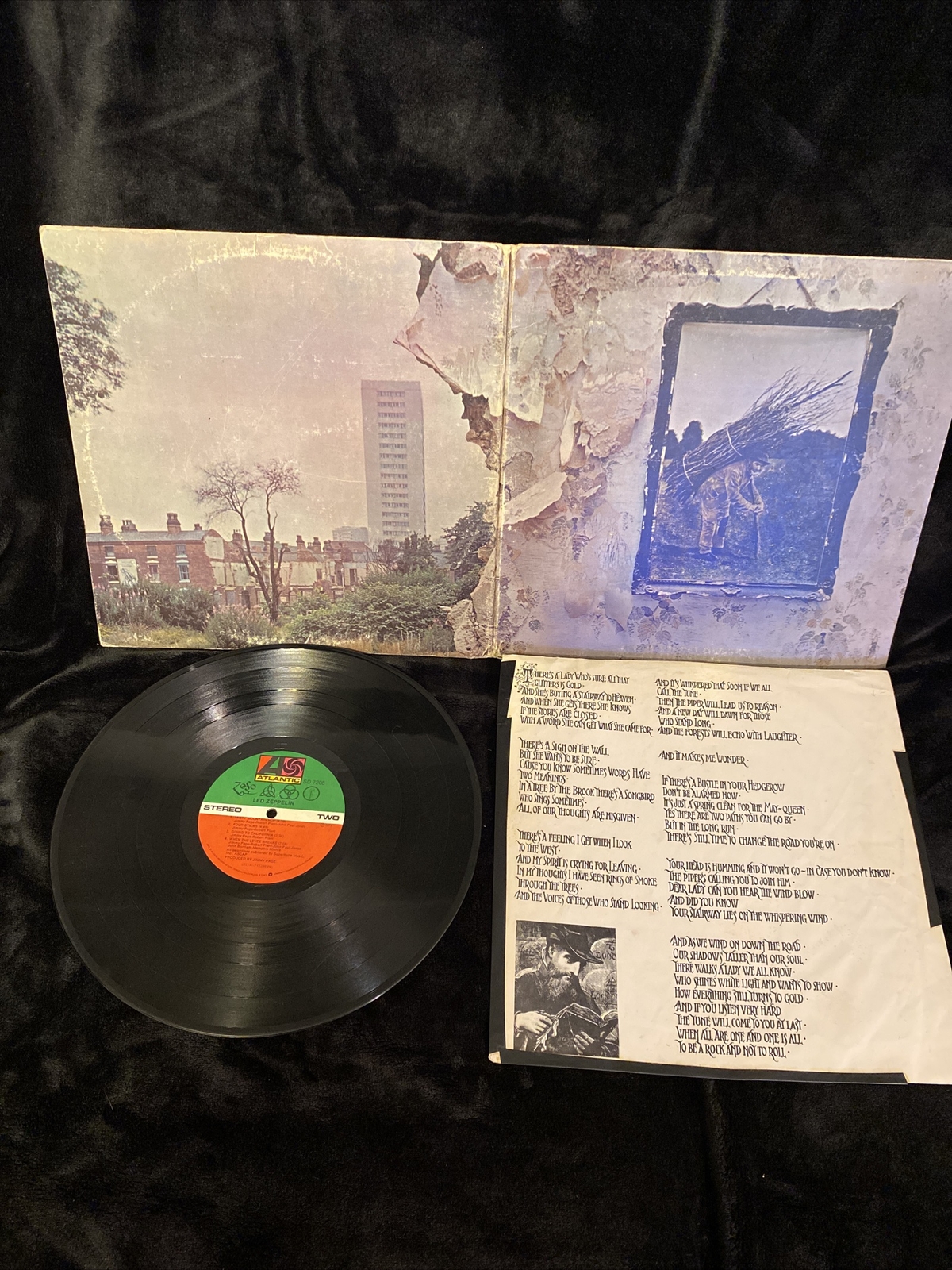 Orig Led Zeppelin IV ZOSO Porky Pecko Duck USA Vinyl LP SD-7208