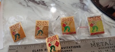 Lot of 5 Pennsylvania Trapshooting  WESTY HOGANS  PINS IRISH MAN (NEW}