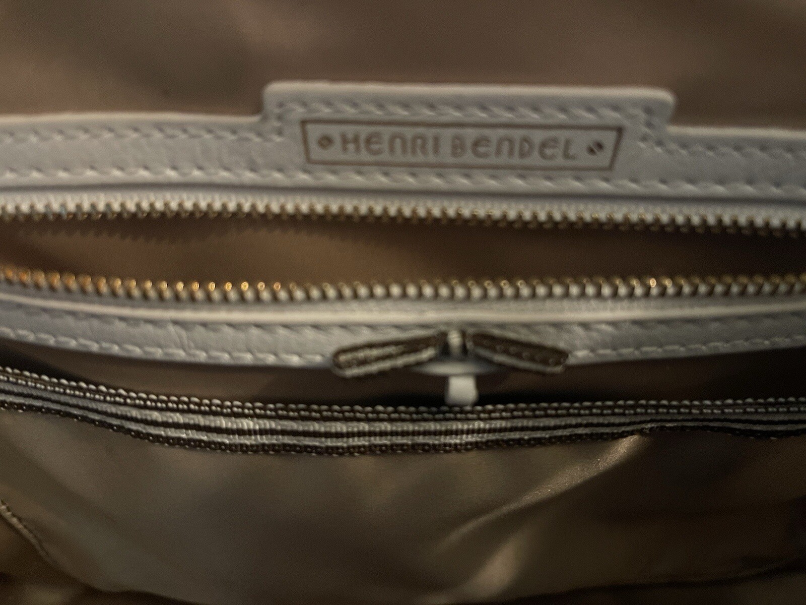 Henri Bendel A List Python Embossed Expandable Sa… - image 13