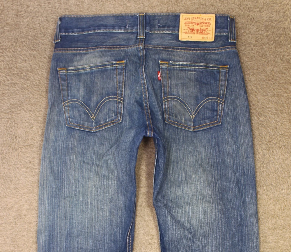 Jean homme LEVI'S 512 bootcut W32 L32 comme neuf n815 - Photo 4/4