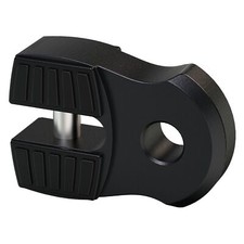 MZS Winch Shackle Flat Towing Hook Mount with Iron Pin & Rubber Guard - 30000...