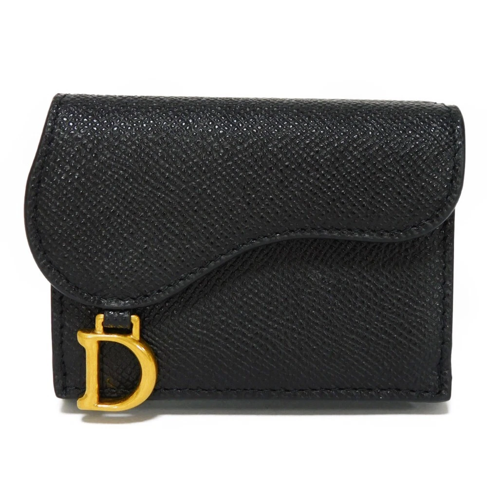 Dior saddle compact wallet hot sale