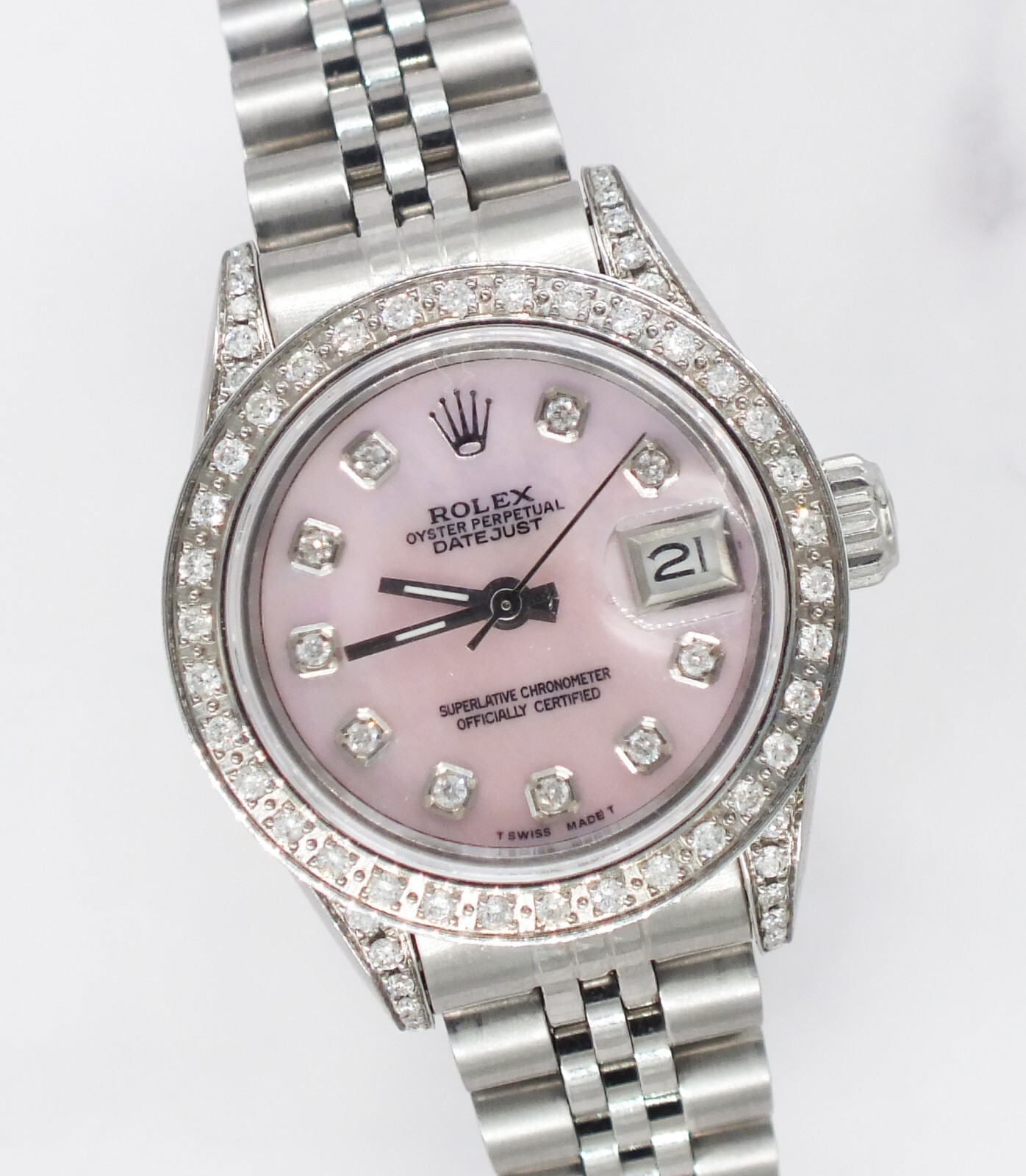 Rolex Datejust in Steel White Gold