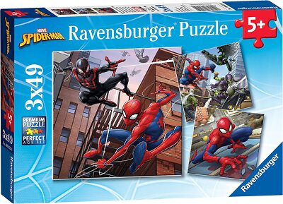 Ravensburger Marvel Spiderman x 49 piece Jigsaw Puzzles for