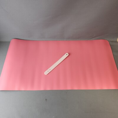 Mausmatte - groß 80x40cm - PU Leder YSAGI - rot/rosa neu & versiegelt - kostenloser Versand