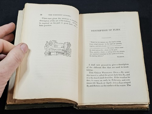 1837 Northern Angler Fly-Fisher's Companion Kirkbride H. T. Sheringham's Copy - Imagen 15 de 15