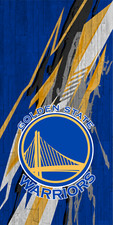 Set of Two Golden State Warriors Cornhole Board Wraps