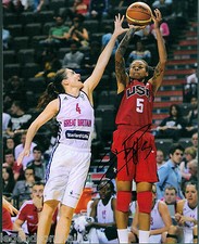 Seimone Augustus Minnesota Lynx USA Signed 8x10 Photo LOM COA (PH1676)