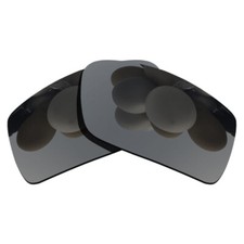 US Grey Chrome Anti Scratch Lenses Replacement For-Oakley Gascan Polarized