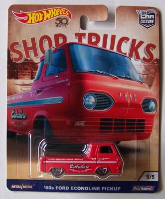 2018 Hot Wheels Car Culture Shop Trucks Complete Set of 5 From