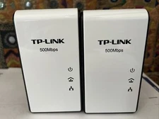 TP-LINK TL-PA511KIT AV500 Powerline Adapter Kit Ethernet over Power Lot Of 2