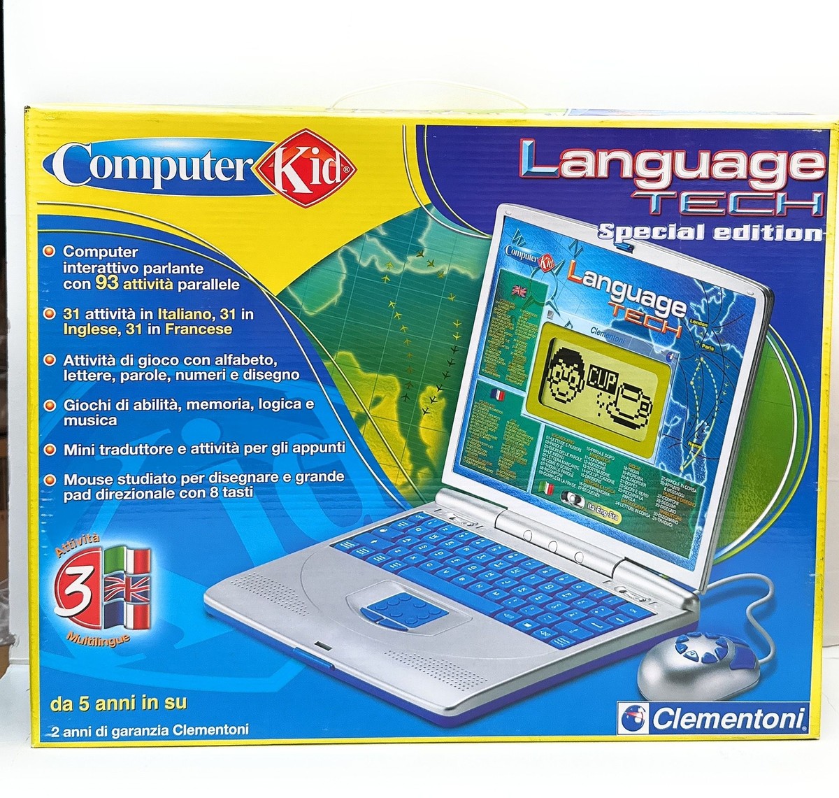 Sapientino Computer Kid Clementoni Giocattolo Laptop Sapientino