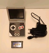 NINTENDO GAME BOY ADVANCE SP NES LIMITED EDITION  CONSOLE con GIOCO + CARICATORE