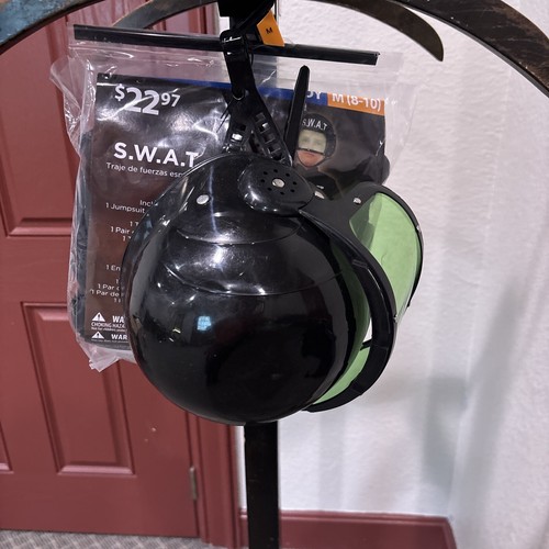 SWAT Jumpsuit Costume Youth Size Med 810 Halloween Pretend Dress Up
