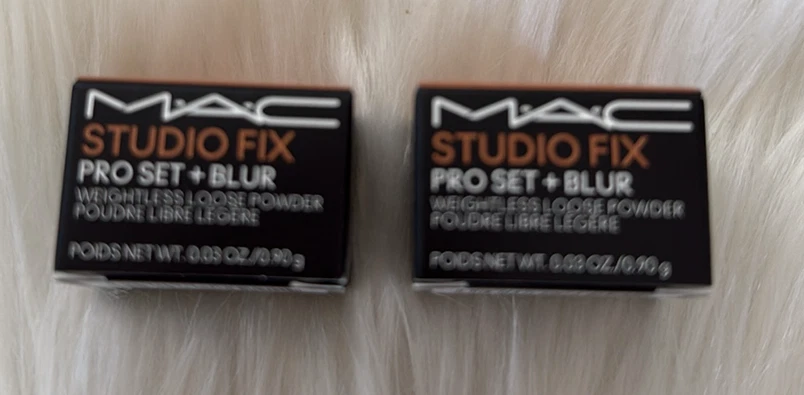 Lot of 3 MINI MAC Studio Fix Pro Set+Blur Loose Powder 0.03oz 0.90g Medium Deep - Image 3 of 4