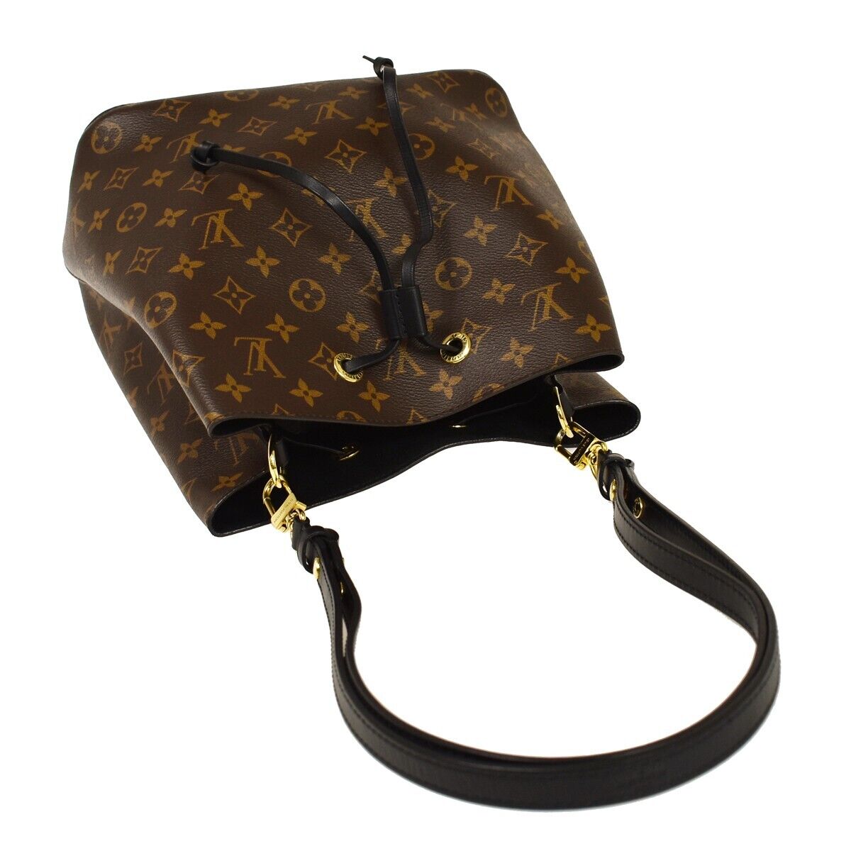 LOUIS VUITTON Neo Noe MM Drawstring Shoulder Bag Monogram M44020