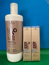 Schwarzkopf Blondme Bleach & Tone Additive  (Choose Color) New & Authentic