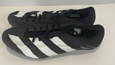 Adidas Sprintstar Mens Size 13 Black White Running Track  Field Spikes Shoes