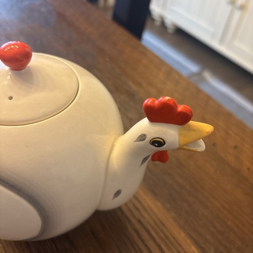 Vintage Holt Howard Coq Rouge Ceramic Tea Pot - Picture 7 of 9