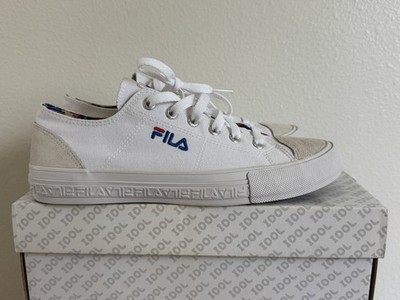 FILA x BTS Festivo  91 Idol JIN Lace Up White Canvas Sneaker in Original Box