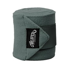 Weaver Coprigambe Polo in Pelle Confezione da 4 - Acciaio - 4,5" x 9' - 380g Resistente