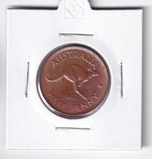 AUSTRALIAN: 1962 QUEEN ELIZABETH II HIGH GRADE HALF PENNY  #1760