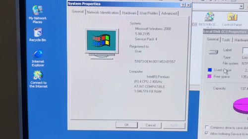 Dell OptiPlex GX270 SFF, Pentium 4 2.40Ghz 1GB 120GB SSD Windows 2000 - Picture 3 of 14
