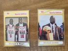 1992 Michael Jordan Sports Edition Lot Of 2 Cards! Magic Johnson. Both /10000