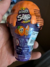 New Kinetic Sand Scents Orange Ice Cream Cone Shape 4oz.