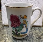 1985 Disney Collection Classic Mug Set of 4 Gold Trim Mickey Alice Pinocchio — photo 5
