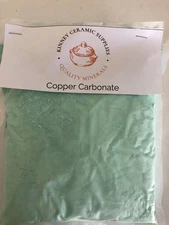 Copper Carbonate powder, Ceramic and Pottery Supplies, 1/2lbs, 1lb