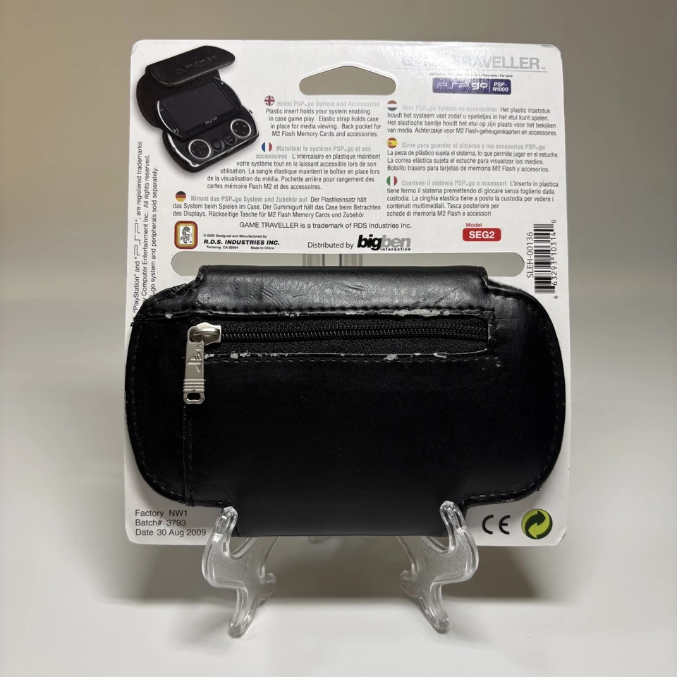 CUSTODIA SONY PSP GO PELLE - CASE PROTETTIVA PLAYSTATION PORTABLE ORIGINALE RARA - Immagine 2 di 4