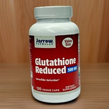 Jarrow Formulas Glutathione Reduced, 500 mg, 120 Veggie Capsules