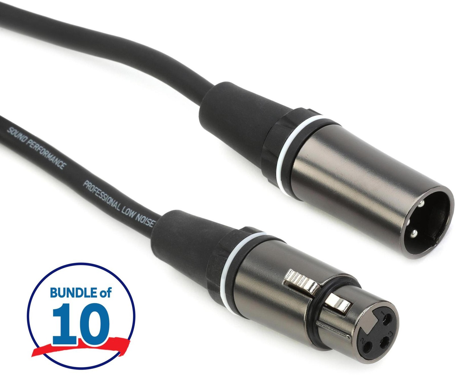 Микрофонный кабель Gator Cableworks серии Composer - 50 футов (10 упаковок)