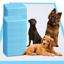 XXL Puppy Pee Pads - 36"x36", 100 Count, Super Absorbent, Thick, Disposable P...