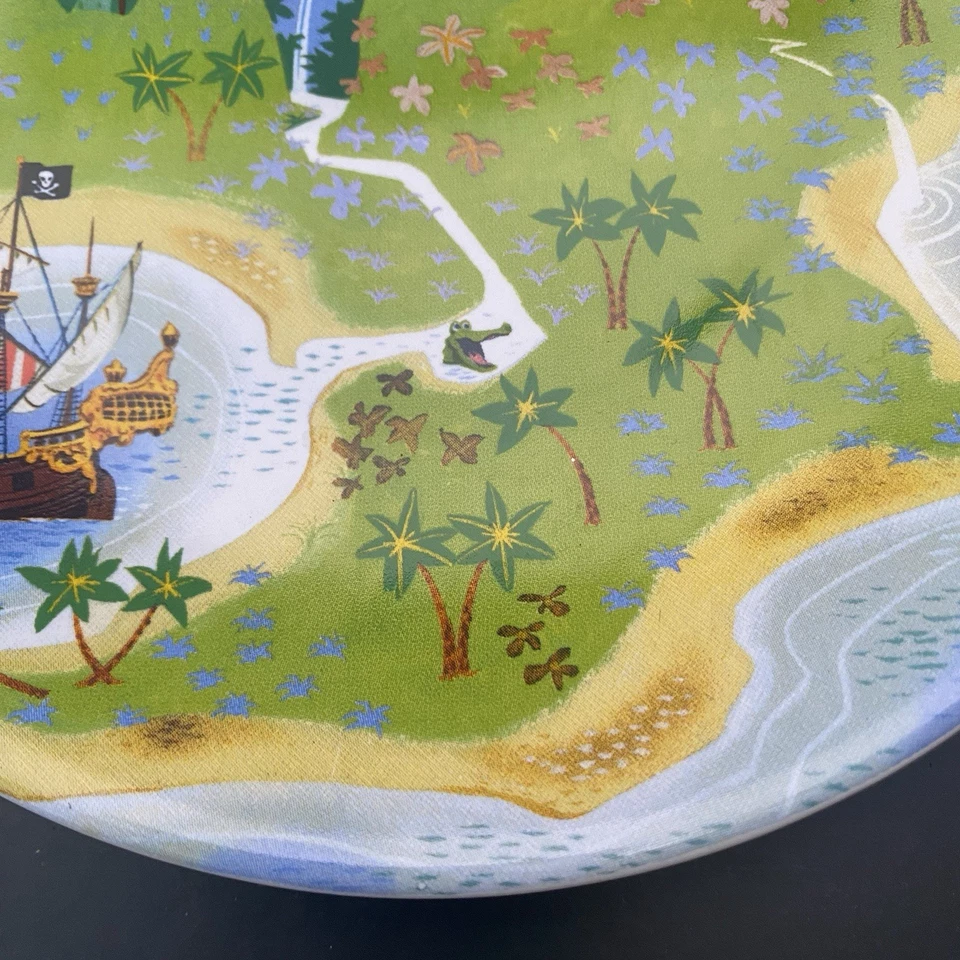 Plato Disney Peter Pan Neverland Think Happy Thoughts 7 pulgadas parques Disneyland Foto 4 de 4