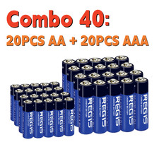 20 AA 20 AAA 1.5V Carbon Zinc Batteries Multipack