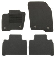 FußMatten Set FüR Ford S-Max 2015-2019 Autoteppiche Mit 100% Passform Schwarz